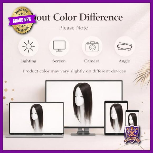 Real Human Hair Topper for Thinning Hair, 14 Inch, Hand Tied, Breathable Base